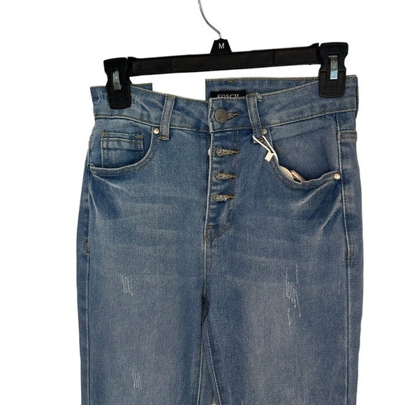 Kosch flare button Jeans Size 0 NWT - Picture 4 of 4